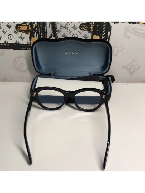 Luxury New Authentic Gucci GG1172S 001 Cat-Eye Sunglasses main image 4